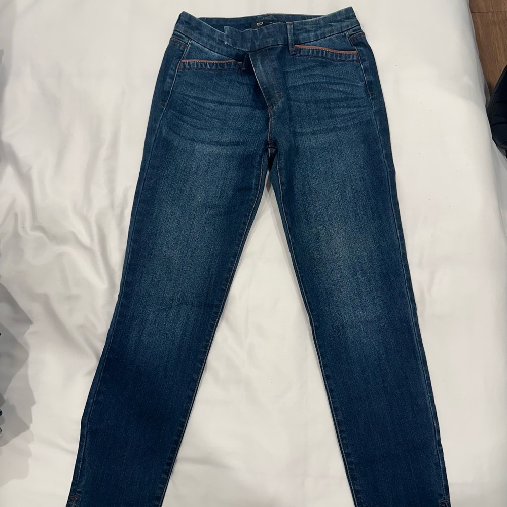 White House Black Market Dark Blue Skinny Jeans